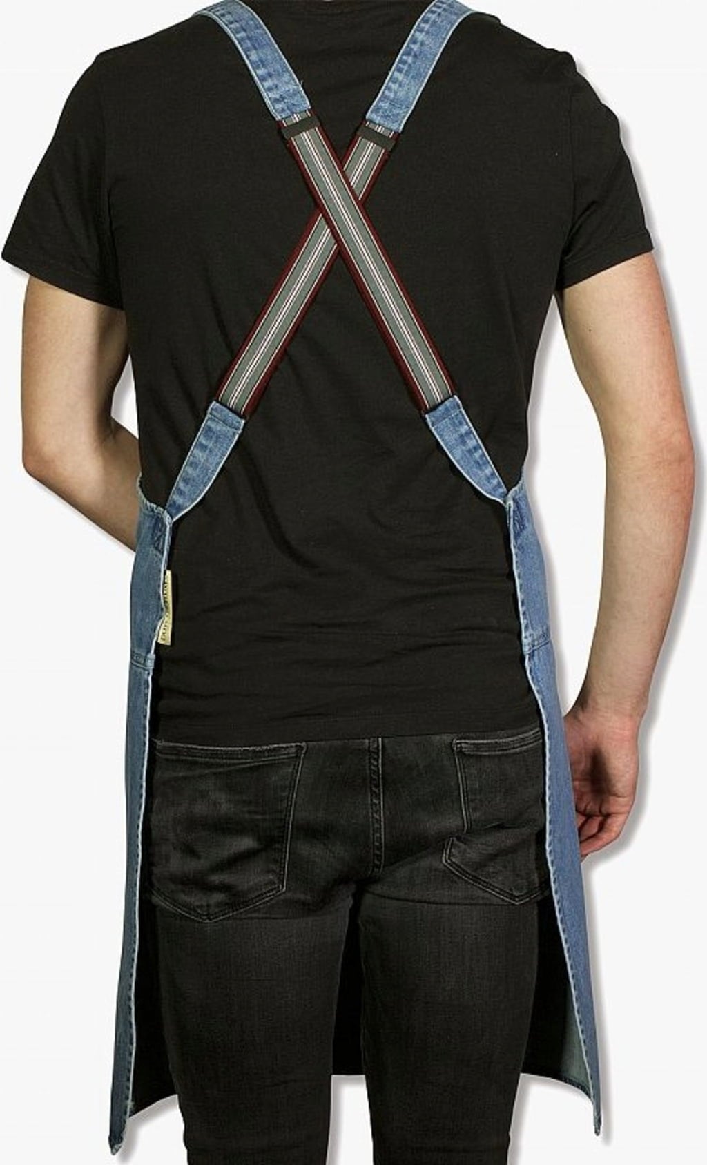 Dutchdeluxes Suspender Schürze Denim - Blue