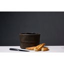 Dutchdeluxes Brotkorb aus Leder - vintage brown