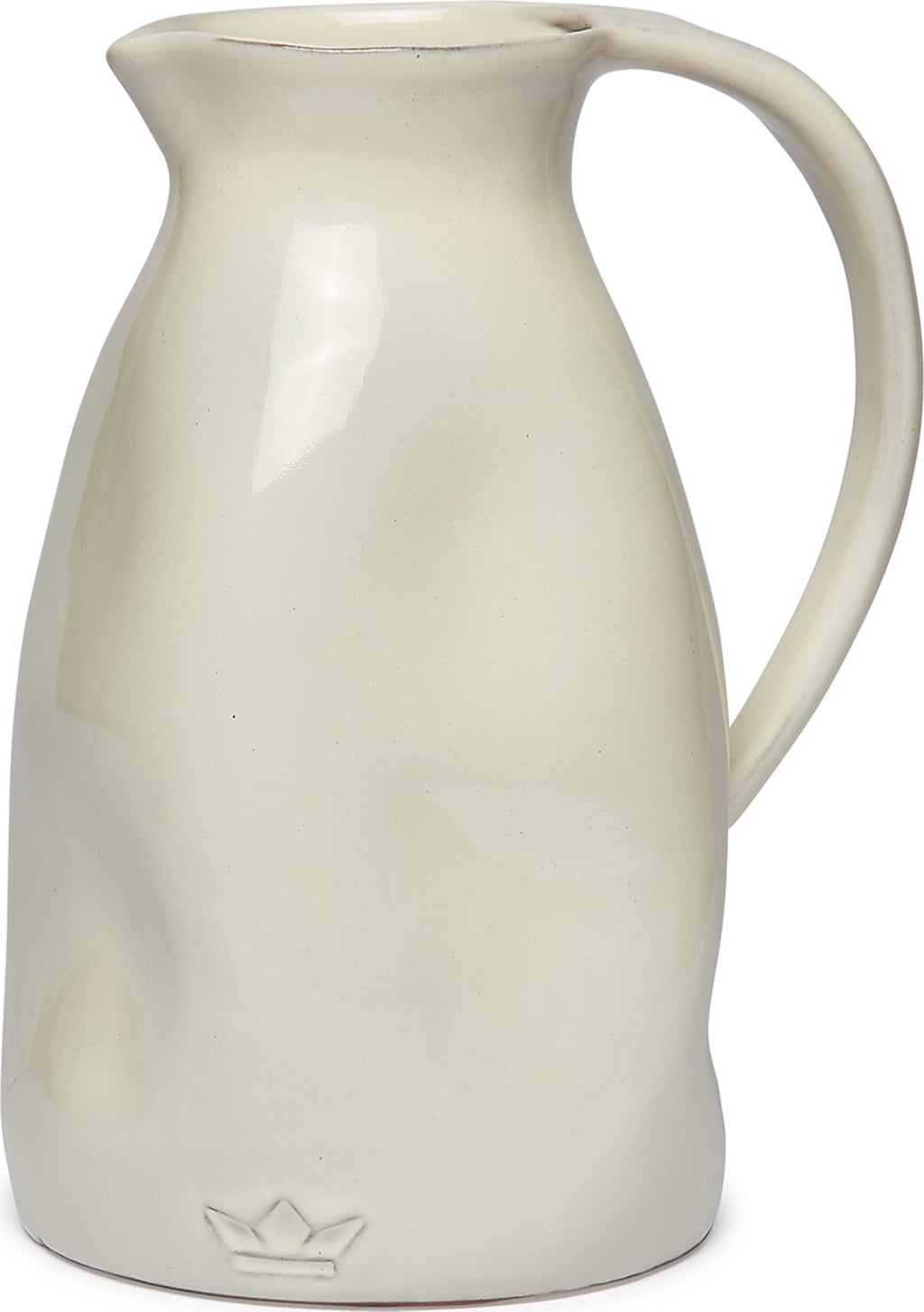 Dutchdeluxes Keramik Krug in Knitteroptik - white