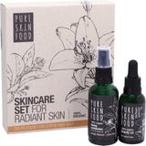 PURE SKIN FOOD Organic Skincare Set For Radiant Skin