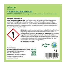 AlmaWin Spülmittel Zitronengras - 5 l