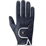 Roeckl Reithandschuhe "Lona" navy/wei&szlig;