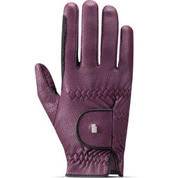 Roeckl Damen-Reithandschuh ''Lona'' weinbeere