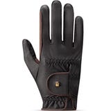 Roeckl Reithandschuhe MALTA, schwarz/mokka