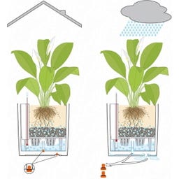 Lechuza Pflanzgefäß CUBE Cottage 50