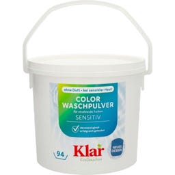 klar Waschpulver Color ohne Duft - 4,75 kg