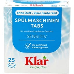 klar Spülmaschinen-Tabs - 25 Stück