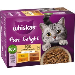 Multipack 12x85g Pure Delight Geflügel Ragout in Gelee - 1.020 g