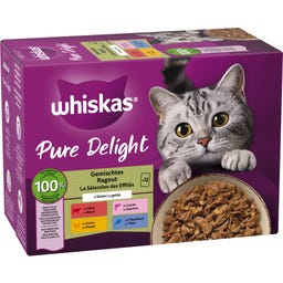 Multipack 12x85g Pure Delight Gemischtes Ragout in Gelee 1+ - 1.020 g