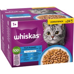 Whiskas Multipack 24x85g Fisch Auswahl - 2.040 g