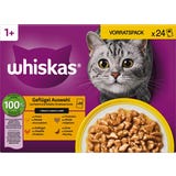 Whiskas Multipack 24x85g Gefl&uuml;gel Auswahl 1+