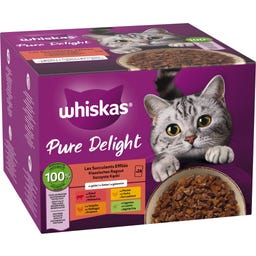 Multipack 24x85g Pure Delight Klassisches Ragout in Gelee - 2.040 g
