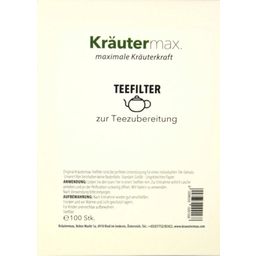 Kräutermax Teefilter natur - 100 Stk
