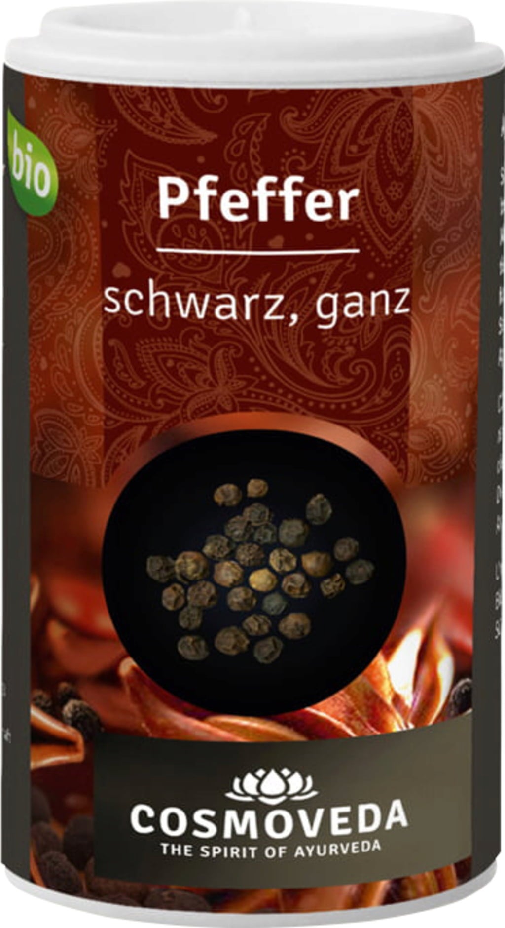 Pfeffer schwarz ganz Bio, 35 g