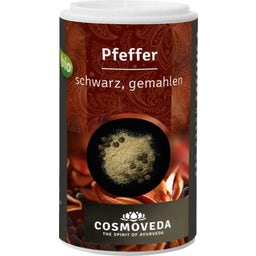 Cosmoveda Pfeffer schwarz gemahlen Bio - 35 g