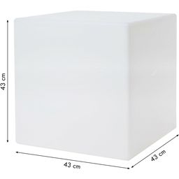 8 seasons design Leuchtwürfel Shining Cube (Solar) - Höhe 43 cm