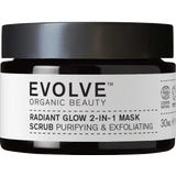 Evolve Organic Beauty Radiant Glow Two-in-One Mask