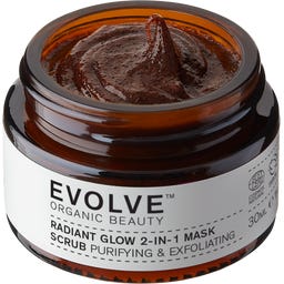 Evolve Organic Beauty Radiant Glow Two-in-One Mask - 30 ml
