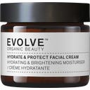 Evolve Organic Beauty Hydrate & Protect Facial Cream - 60 ml