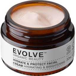 Evolve Organic Beauty Hydrate & Protect Facial Cream - 30 ml