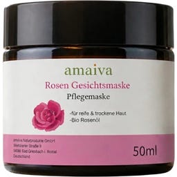 Rosen Gesichtsmaske Bio - 50 ml
