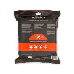 PerfectFit Müllbeutel für Bo Touch Bin - Spenderverpackung - 20-25L (J) - 40 Stück