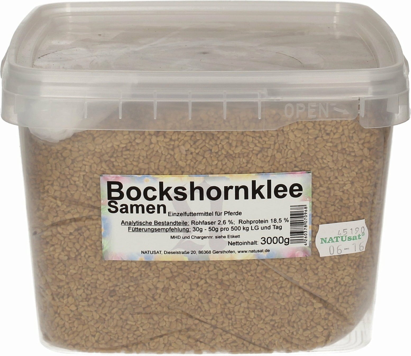 Bockshornkleesaat, 3.000 g