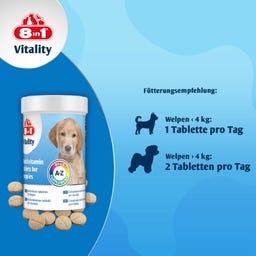 8in1 Multi Vitamin Tabletten - Welpen - 1 Stk
