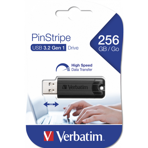 Verbatim USB-Stick PinStripe - 256 GB