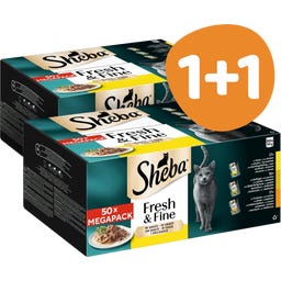 Sheba Fresh&Fine in Sauce Geflügel 50x50g