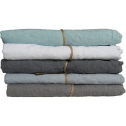 Lovely Linen Tischdecke MISTY 145x300 - Misty Cloud