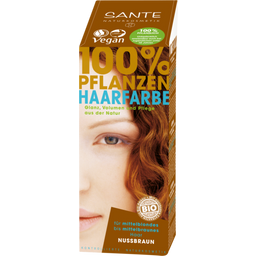SANTE Naturkosmetik Pflanzen-Haarfarbe Nussbraun - 100 g