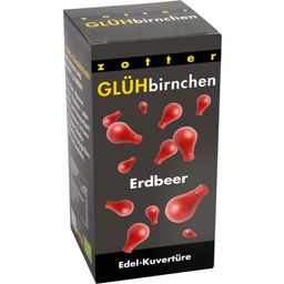 Zotter Schokolade Bio Glühbirnchen Erdbeer - 130 g