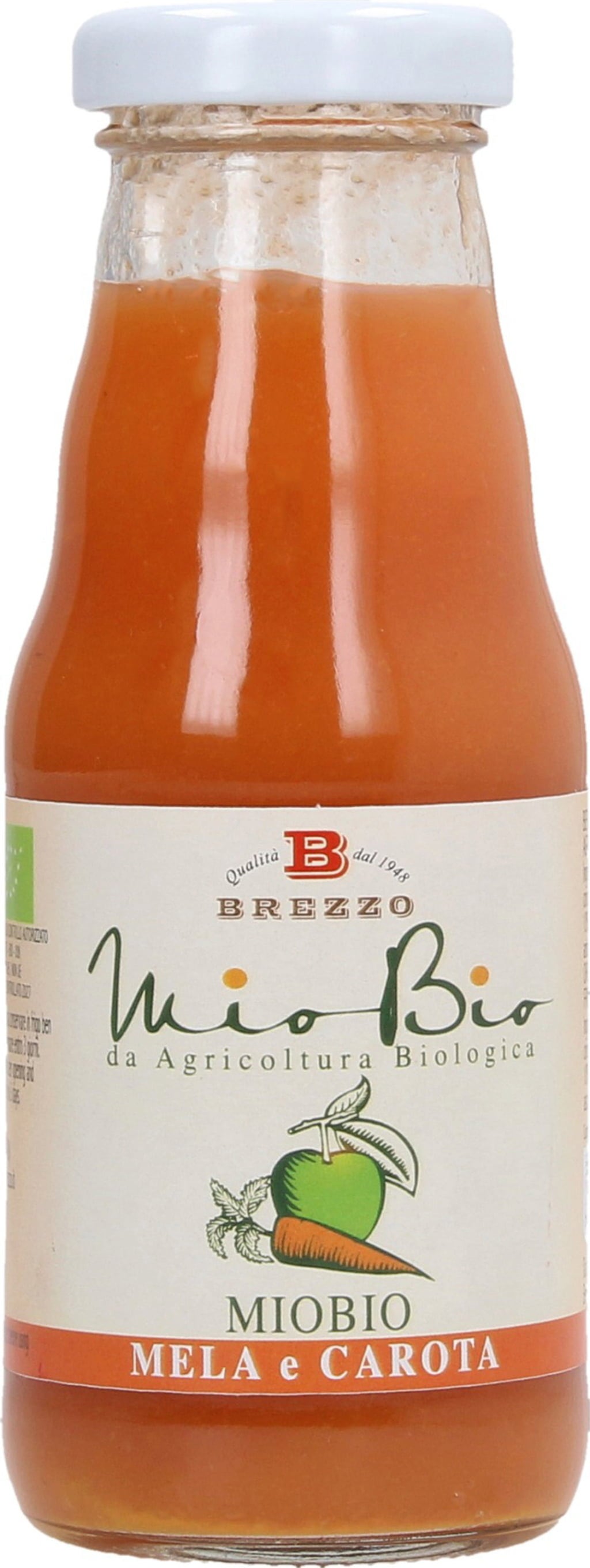 Brezzo Bio Apfel-Karottennektar - 200 ml