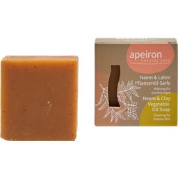 Apeiron Neem & Lehm Pflanzenöl-Seife - 100 g 