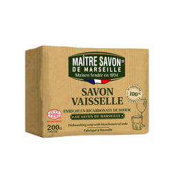 Maitre Savon Spülseife mit Natron - 200 g