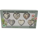 Bademeisterei Bio Sprudelbadeherzen 6er Set