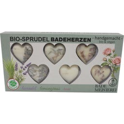 Bademeisterei Bio Sprudelbadeherzen 6er Set