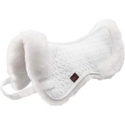 Christ Sattelpad Standard WB mit Fellrand - weiß/weiß