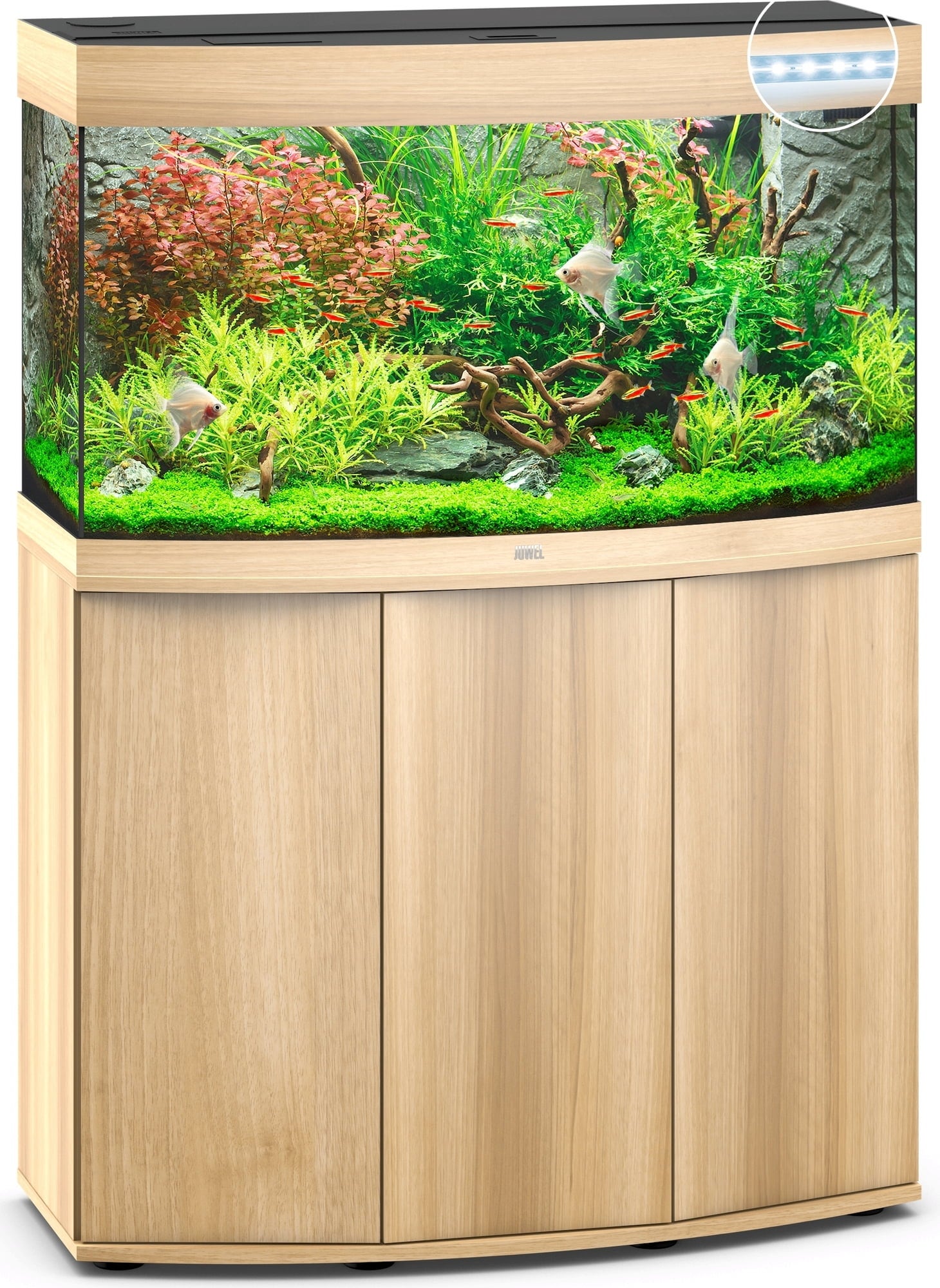 Juwel Vision 180 LED Kombination - helles Holz