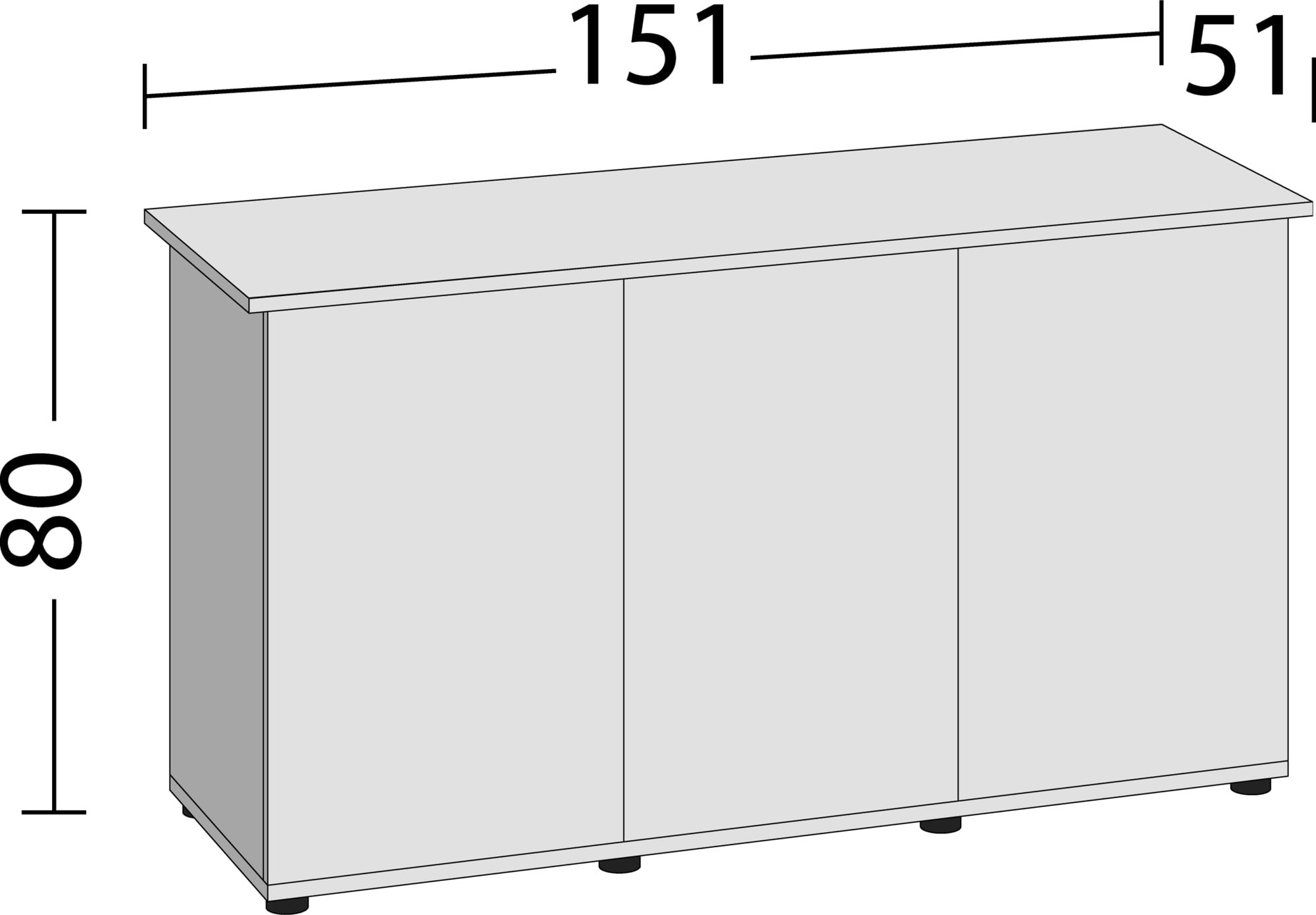 Juwel Rio 450 Schrank
