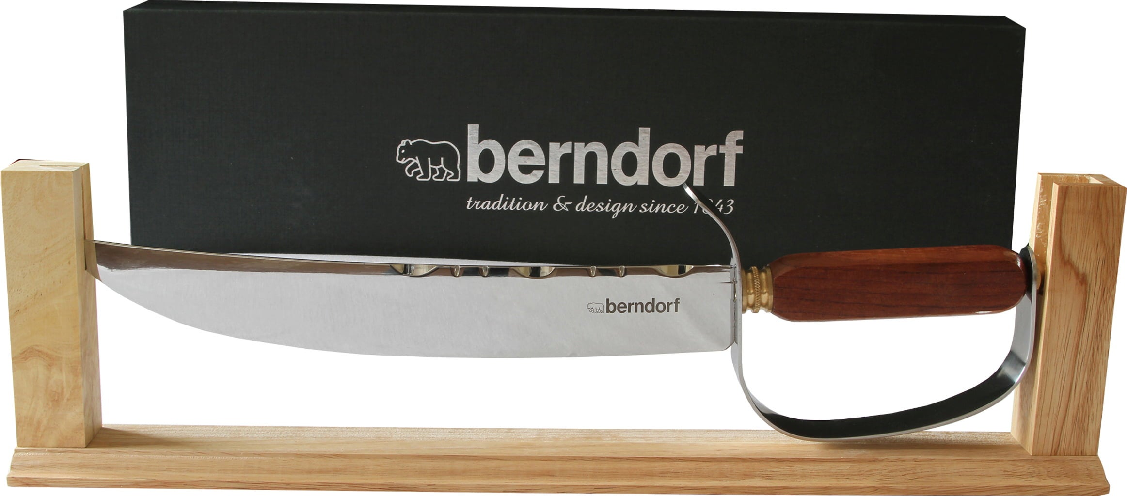 Berndorf Champagnersäbel mit Holzständer - 1 Stk