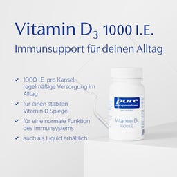 Pure Encapsulations Vitamin D3 1000 I.E. - 120 Kapseln
