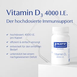 Pure Encapsulations Vitamin D3 4000 I.E. - 60 Kapseln