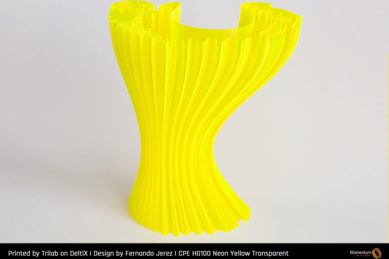 Fillamentum CPE HG100 Neon Yellow Transparent