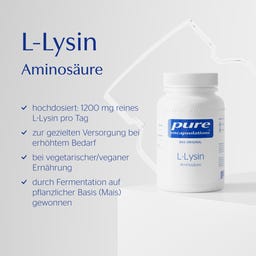 Pure Encapsulations L-Lysin - 90 Kapseln