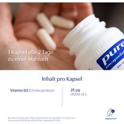 Pure Encapsulations Vitamin D3 1000 I.E. - 120 Kapseln