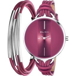 Damenuhr Finesse Pink inkl. modischem Armband - 1 Set