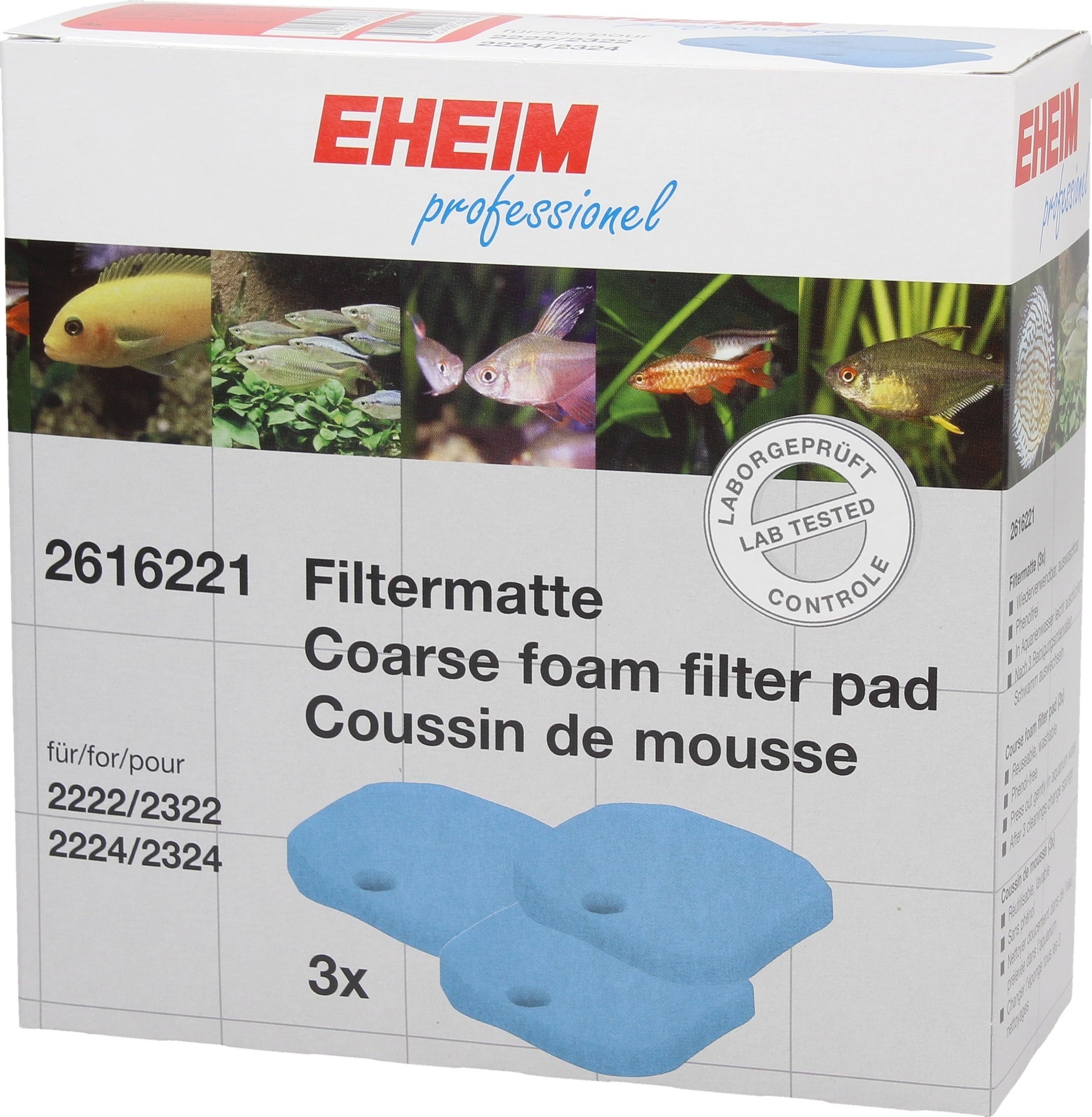 Eheim Filtermatten für (2422/24, 2124) - 3 Stk
