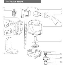 AQUAEL Rotor FAN Filter Mikro - 1 Stk